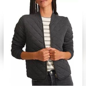Marine Layer Womens Corbet Quilted Bomber Jacket Size Medium NWT $138